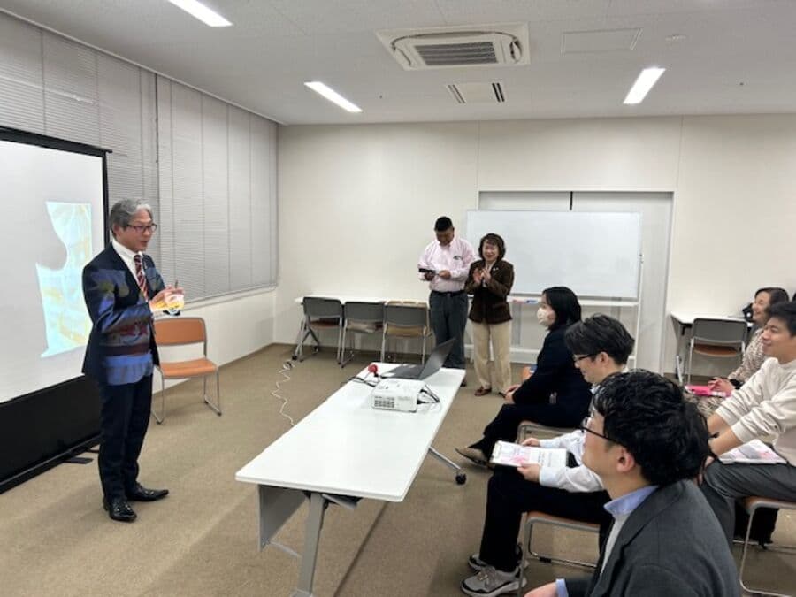 受講生の発表のようす